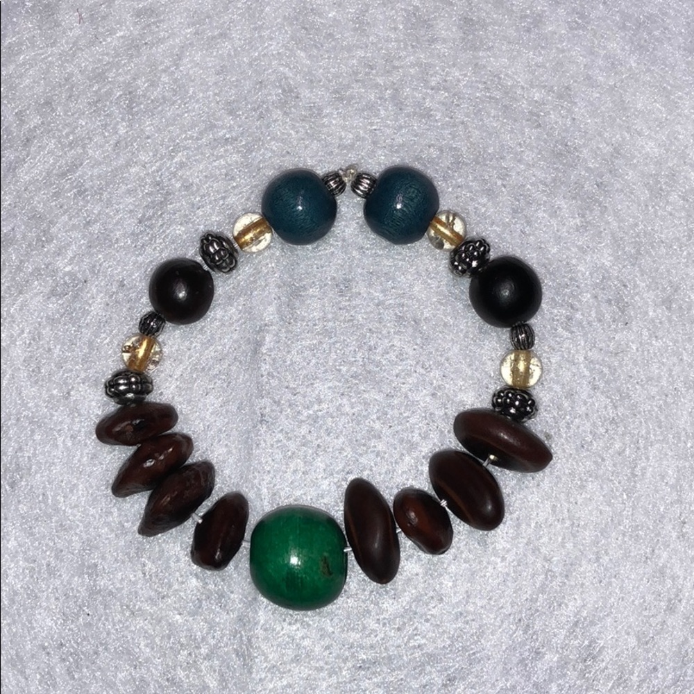 Mixed wood bracelet